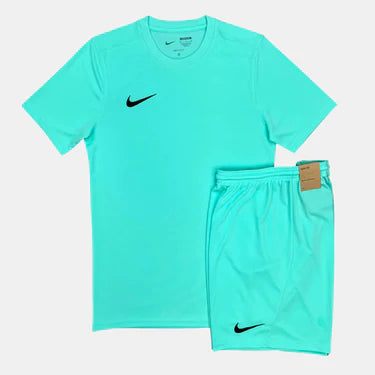 Nike Dri Fit Tshirt & Short Hyper Turquoise / Hyper Turquoise