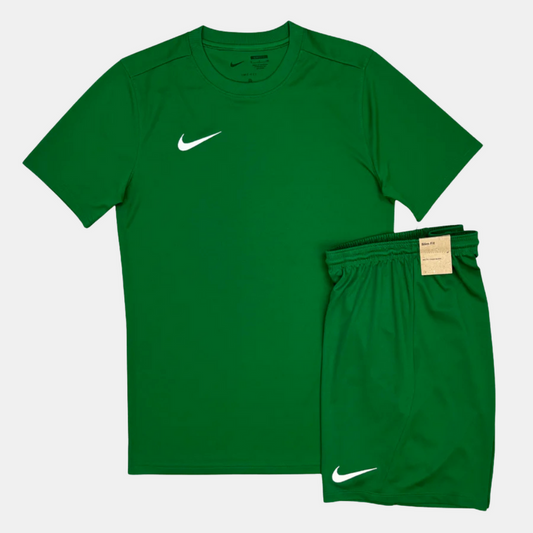 Nike Dri Fit Tshirt & Short Pine Green / Pine Green